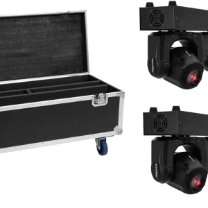Ausverkauf EUROLITE Set 2x LED TMH Bar S120 + Case mit Rollen