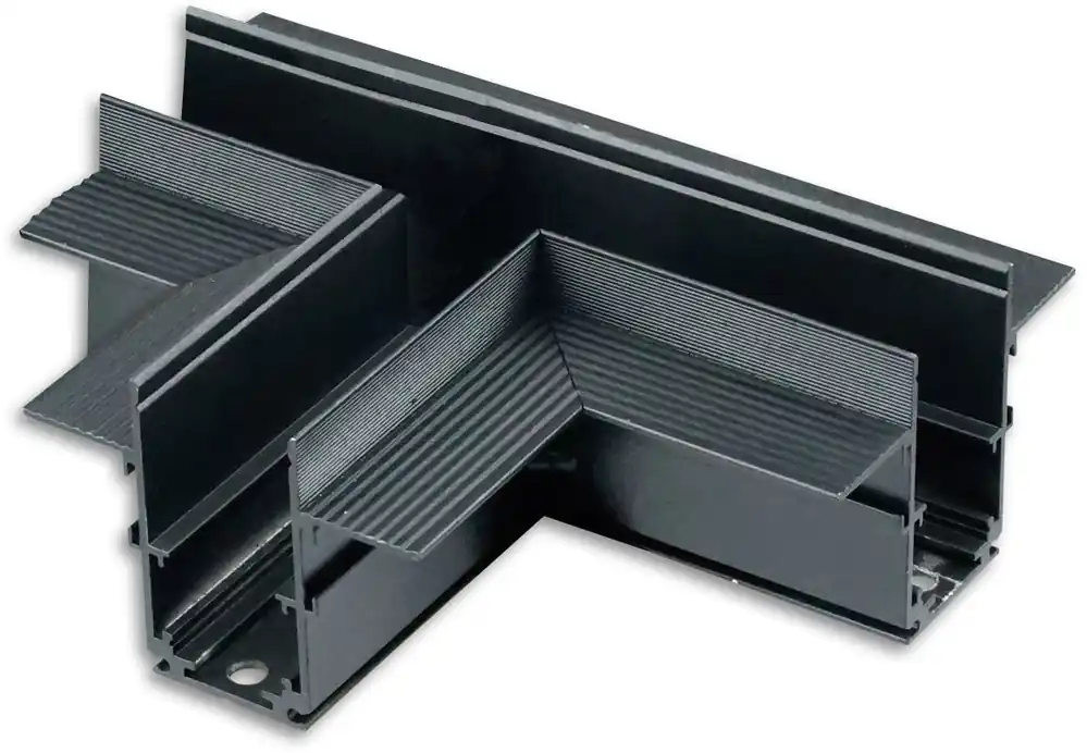 Direktkauf ISOLED Track48 T-Schiene horizontal für Trockenbauschiene, schwarz, nicht stromführend