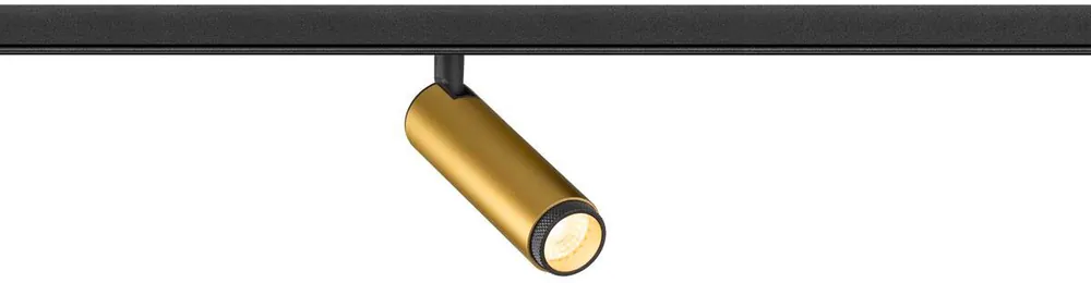 Expressversand SLV GRIP! S, 48V Spot, zylindrisch, 2000-3000K, 9.8W, DALI, Dim-to-Warm, 29°, gold / schwarz