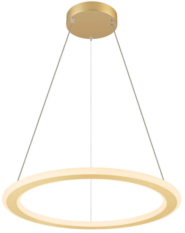 SLV ONE FLAT PD, single, Pendelleuchte, Pendellänge 180cm, 2700/3000K, PHASE, messing Solange Der Vorrat Reicht