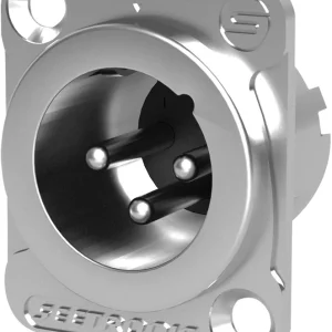 SEETRONIC XLR 3P Chassis – Stecker, silberne Kontakte, Nickelgehäuse Angebot