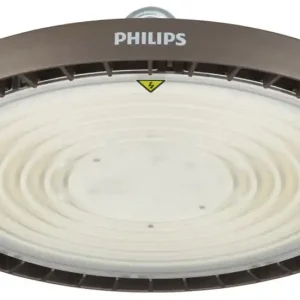Knallerangebot PHILIPS LED-Hallenleuchte, 168 W, D355 mm, 20500 lm, 4000 K, breiter Lichtkegel, IP65, IK06