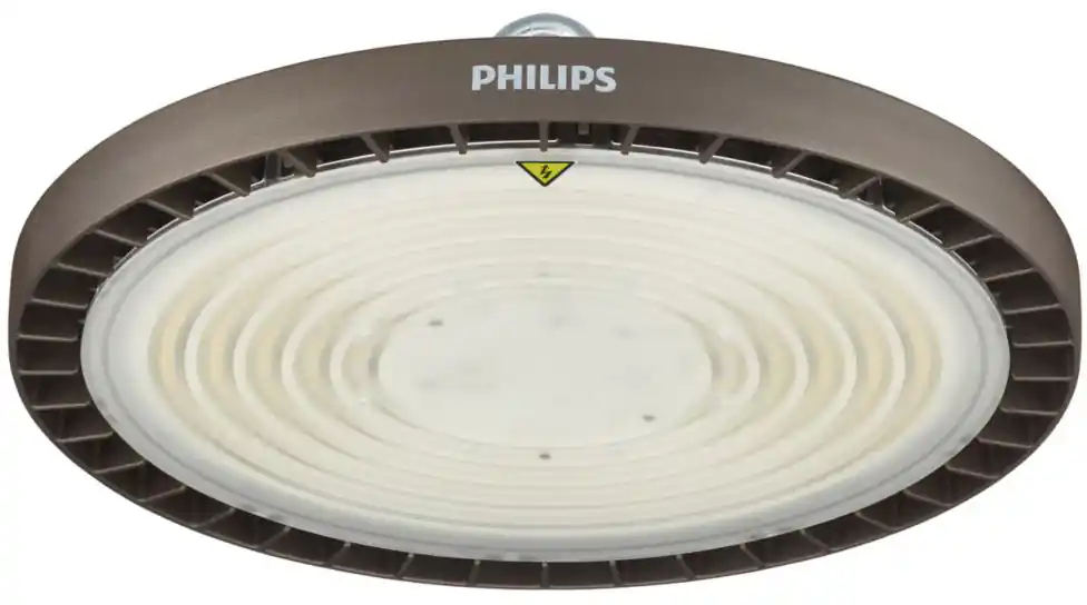 Knallerangebot PHILIPS LED-Hallenleuchte, 168 W, D355 mm, 20500 lm, 4000 K, breiter Lichtkegel, IP65, IK06