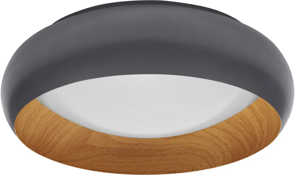 LEDVANCE Orbis Livia 300 mm 16 W 830 Click DIM Grau und Holzdekor Gratis Versand