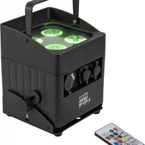 Abverkauf EUROLITE AKKU IP UP-4 QCL Spot QuickDMX MK2