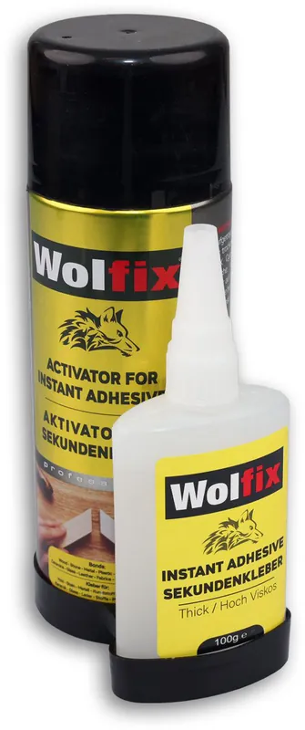 Neu Im Sortiment ISOLED Cyanacrylat-Kleber 100g + 400ml Aktivator-Spray zur sofortigen Aushärtung