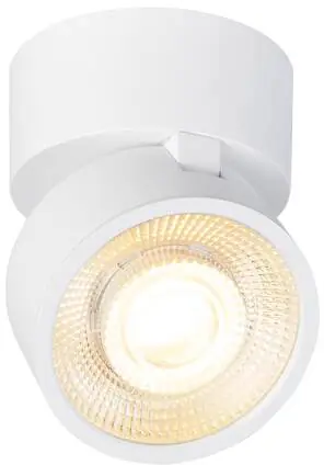 Beliebt SLV KALU 2.0, Wand- und Deckenaufbauleuchte, PHASE, 3000 K, 10 W, 36°, weiß