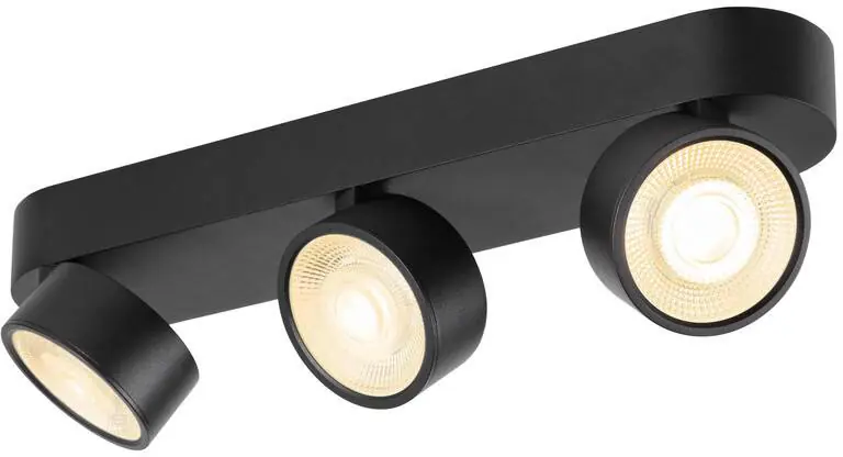 Top-Preis SLV KALU 2.0, Wand- und Deckenaufbauleuchte, PHASE, 3000 K, 28 W, 36°, schwarz