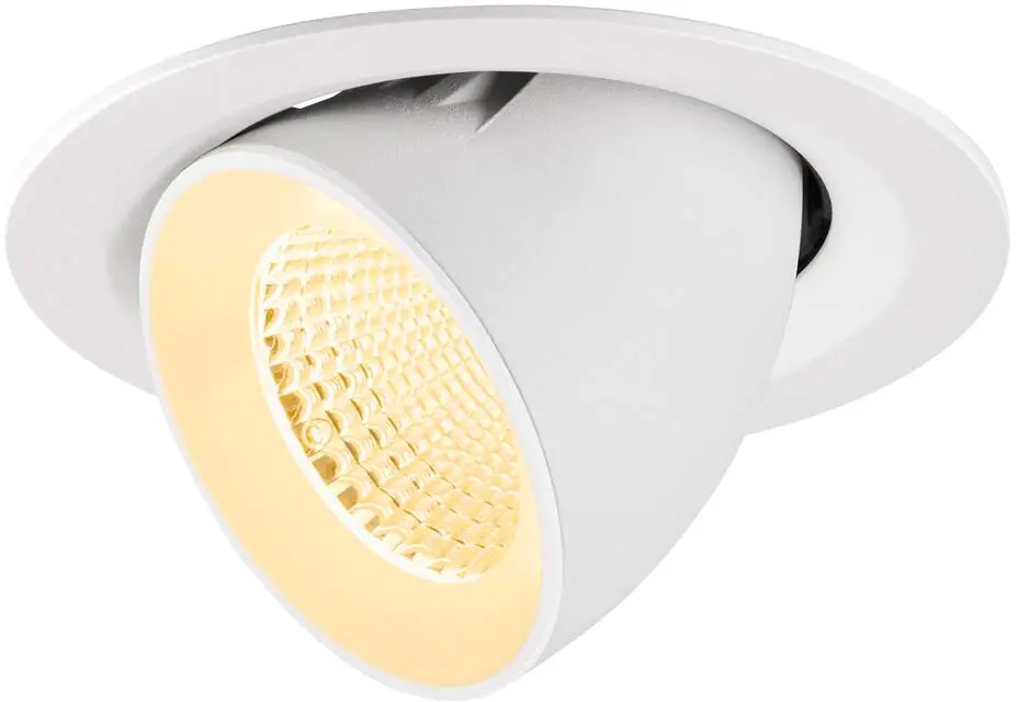 SLV NUMINOS® GIMBLE M, Deckeneinbauleuchte,, 3000 K, 40°, weiß Saisonangebot
