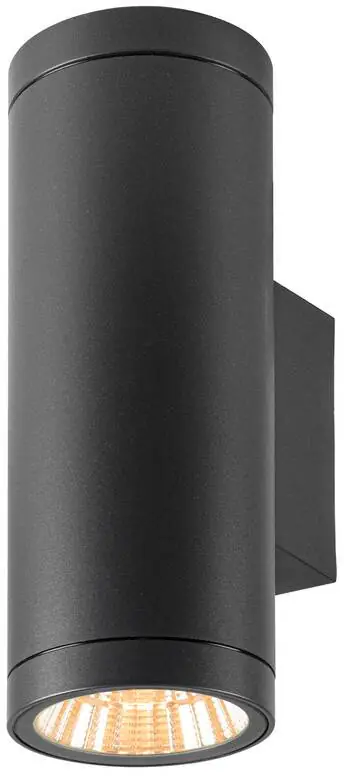SLV HELIA PRO L, Wandaufbauleuchte, single, DALI, P1, zylindrisch, 2700 K, 10 W, 24°, anthrazit Jetzt Bestellen