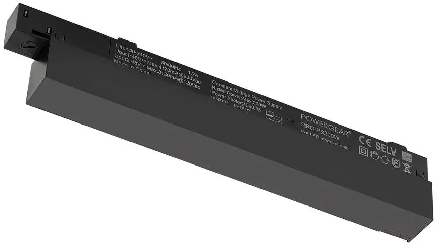 SLV 48V SYSTEM, Intrack LED Treiber, 48VDC, 200 W, On/Off, Klemme für 220-240V Anschlusskabel Direktkauf