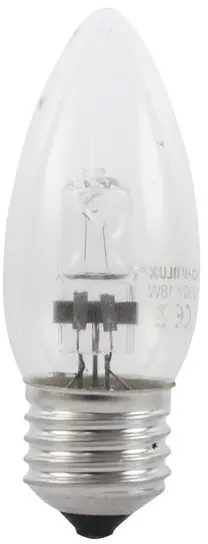 OMNILUX 230V/18W E-27 Kerzenlampe clear H Nur Für Kurze Zeit