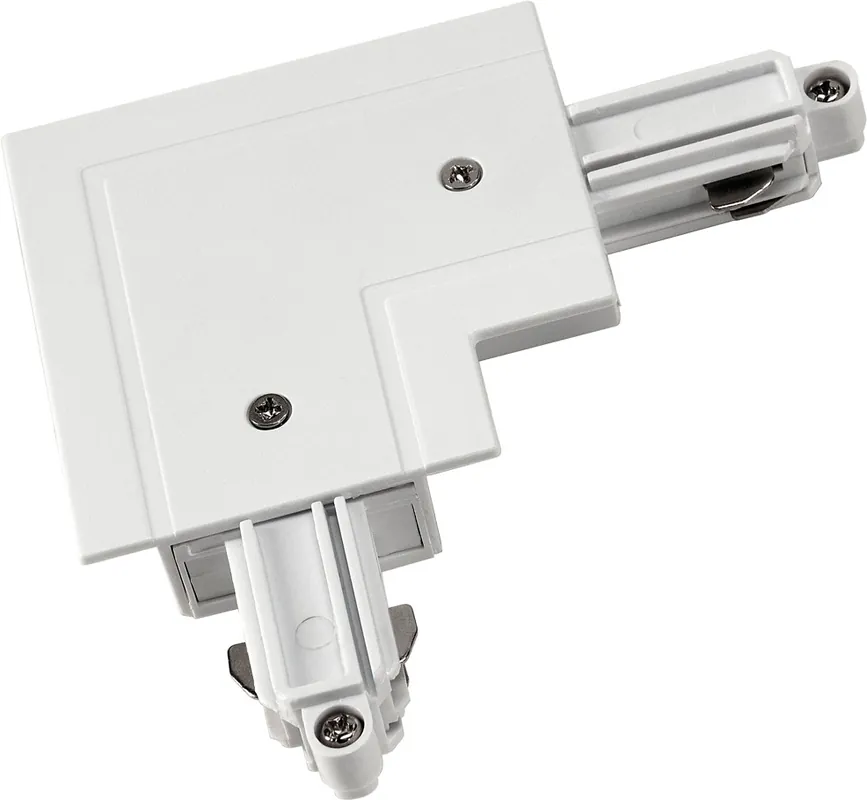 Preisknaller SLV Eckverbinder für 1-Phasen HV-Stromschiene, Einbauversion, Schutz, Erde innen