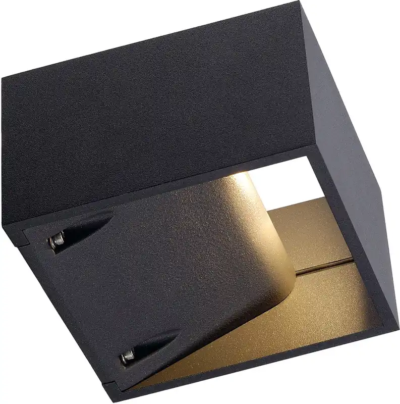Beliebt SLV LOGS WALL Wandleuchte, eckig, anthrazit, 6W LED, warmweiss