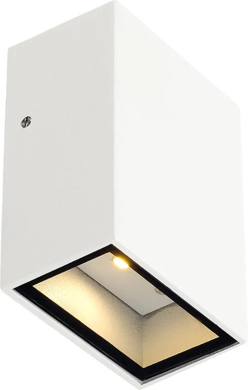 SLV QUAD 1 Wandleuchte, eckig, weiss, LED, 1x3W, warmweiss Begrenztes Angebot