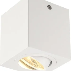 TRILEDO SQUARE CL Aufbau- downlight, mattweiss, LED, 6W, 38°, 3000K, inkl. Kostenfreie Lieferung