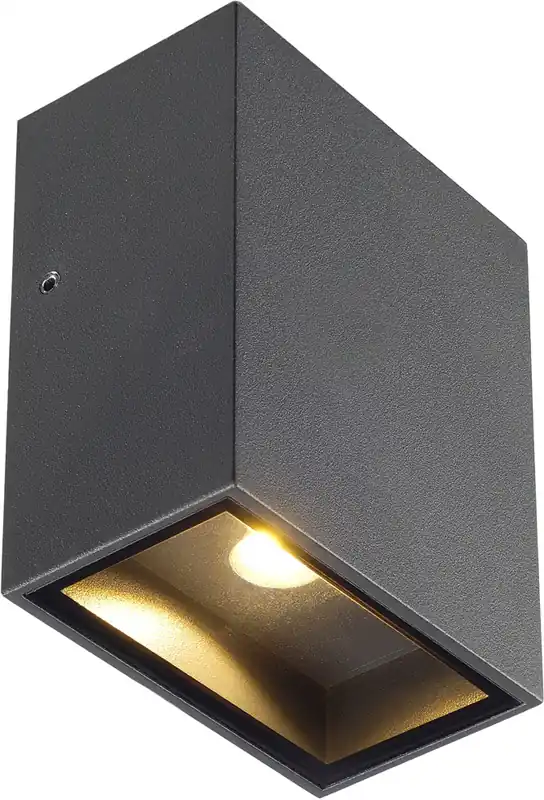SLV QUAD 1 XL, Wandleuchte, eckig, anthrazit, LED, 1x3,2W, 3000K Mega-Angebot