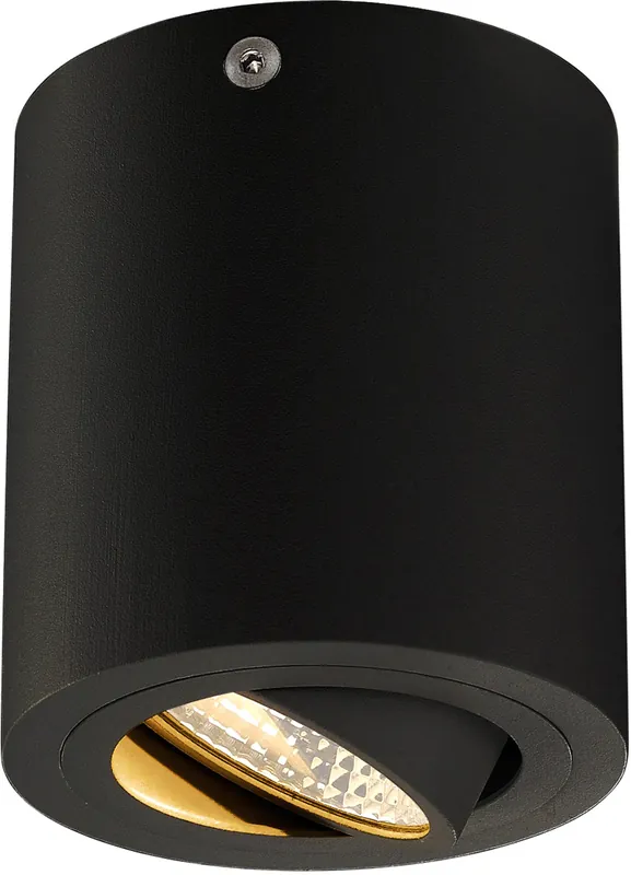 SLV TRILEDO ROUND CL Deckenleuchte, LED, 3000K, schwarz matt, 6,2W Expressversand