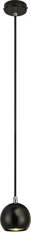 Mega-Angebot SLV LIGHT EYE BALL GU10 Pendelleuchte, schwarz/chrom, GU10, max. 50W