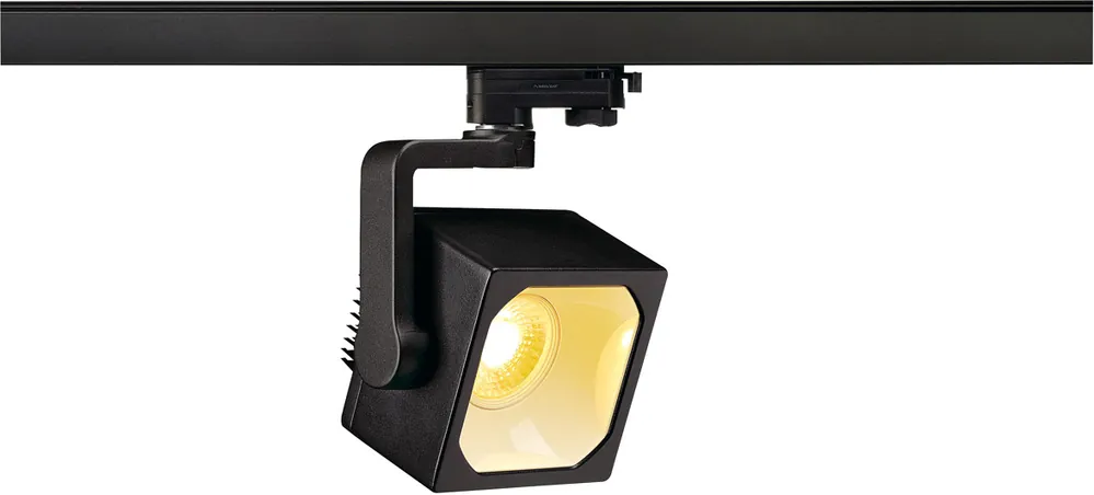 SLV EURO CUBE Spot, schwarz, 60°, 3000K, CRI90, inkl. 3P.-Adapter Expressversand