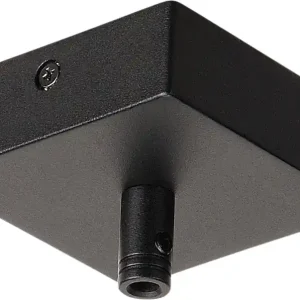Aktuell SLV DECKENROSETTE für GLENOS, schwarz matt, mit Zugentlastung