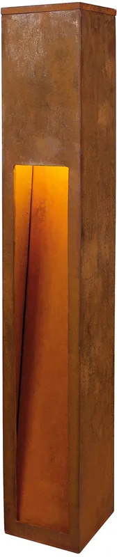 Preiswert SLV RUSTY SLOT 80 Outdoor Standleuchte, LED, 3000K, eisen gerostet