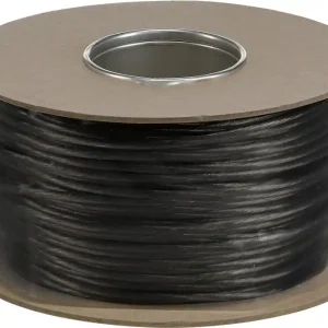 Zertifiziert SLV NIEDERVOLT-SEIL f. TENSEO Niedervolt-Seilsystem, schwarz, 6mm², 100m