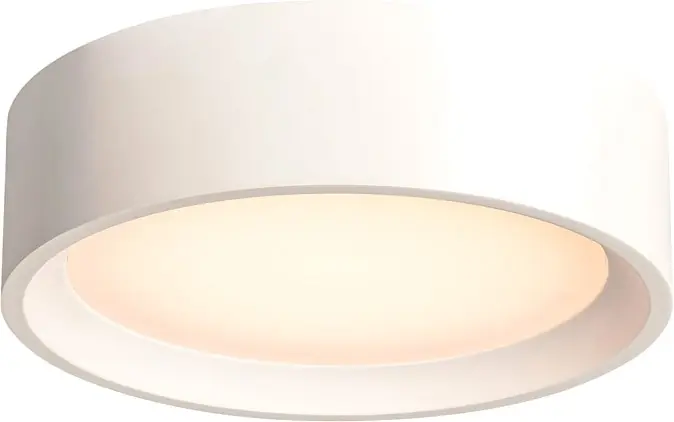 Echt SLV PLASTRA, Deckenleuchte, LED, weiß, Gips, 3000K