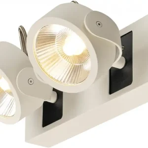 Begrenztes Angebot SLV KALU, Wand- und Deckenleuchte, LED, 3000K, weiß/schwarz, 60°