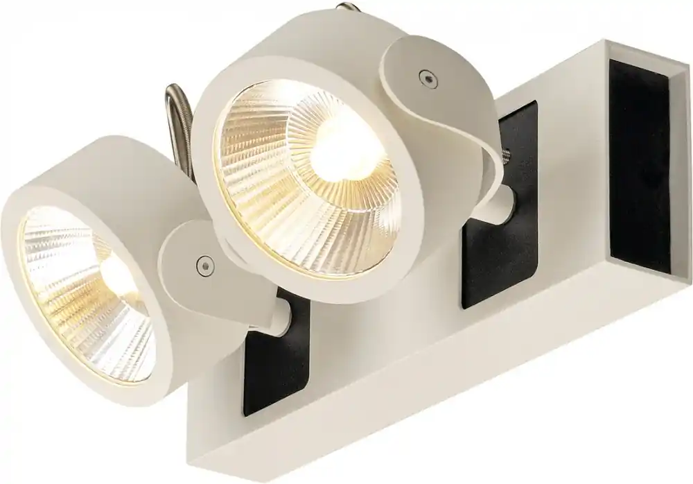 Begrenztes Angebot SLV KALU, Wand- und Deckenleuchte, LED, 3000K, weiß/schwarz, 60°