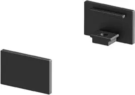 SLV ENDKAPPEN, für GRAZIA 10 Aufbauprofil flach, 2 Stück, schwarz Angebot