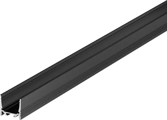 SLV GRAZIA 20, Aufbauprofil, LED, standard, gerillt, 3m, schwarz Sofort Bestellen