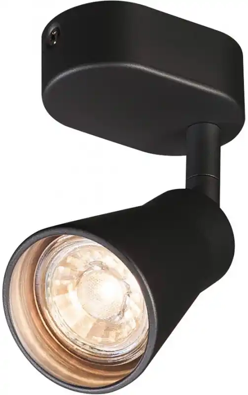 Letzte Chance SLV AVO CW Single, Indoor Wand- und Deckenaufbauleuchte, QPAR51, schwarz