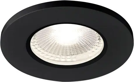 Sonderaktion SLV KAMUELA, Brandschutzeinbauleuchte, LED, 4000K, schwarz, dimmbar, IP65