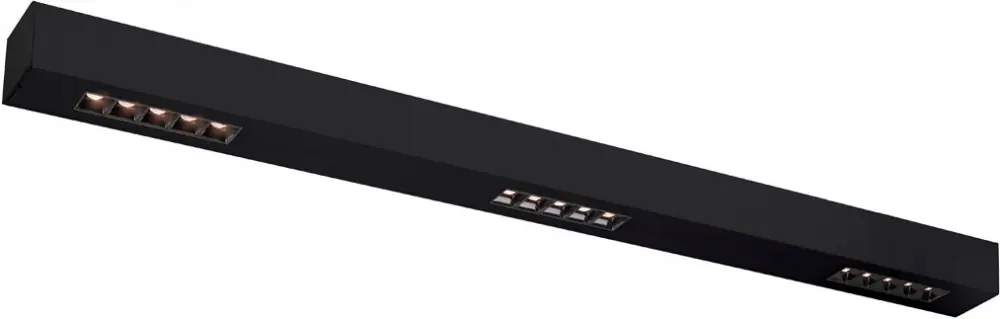 SLV Q-LINE CL, LED Indoor Deckenaufbauleuchte, 1m, BAP, schwarz, 3000K Zertifiziert