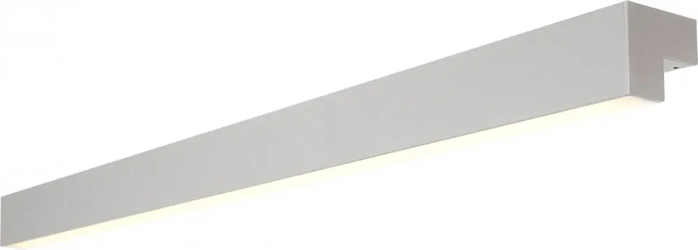 SLV L-LINE 120, Wand- & Deckenleuchte, LED, 3000K, IP44, silber Heißes Angebot