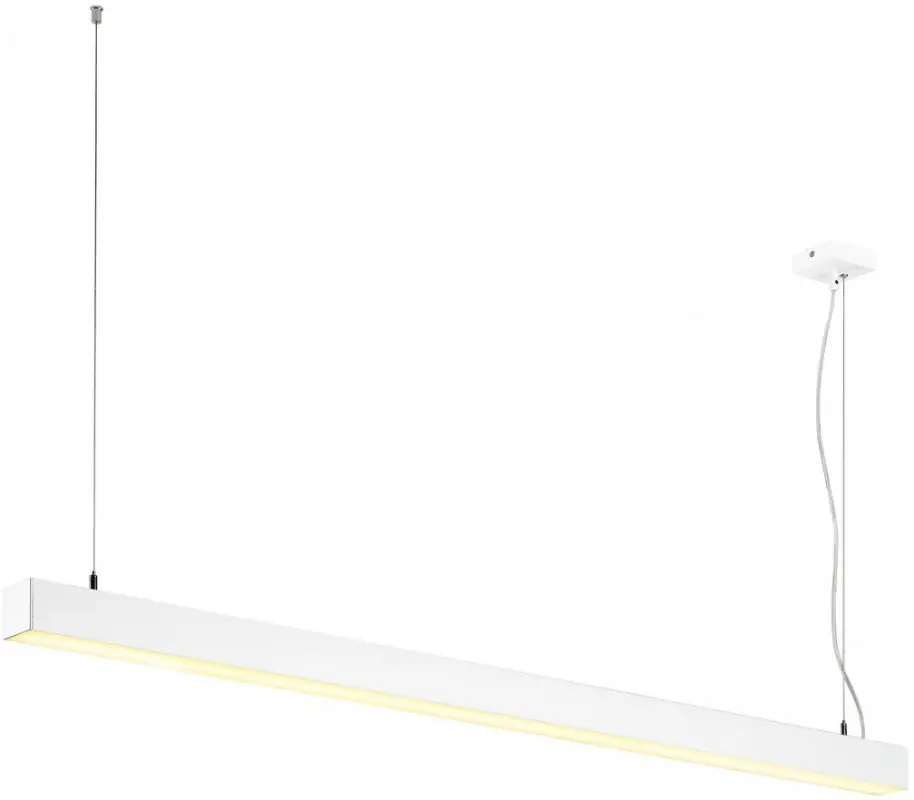Sichere Zahlung SLV Q-LINE DALI SINGLE LED, Pendelleuchte, dimmbar, 1500mm, weiss