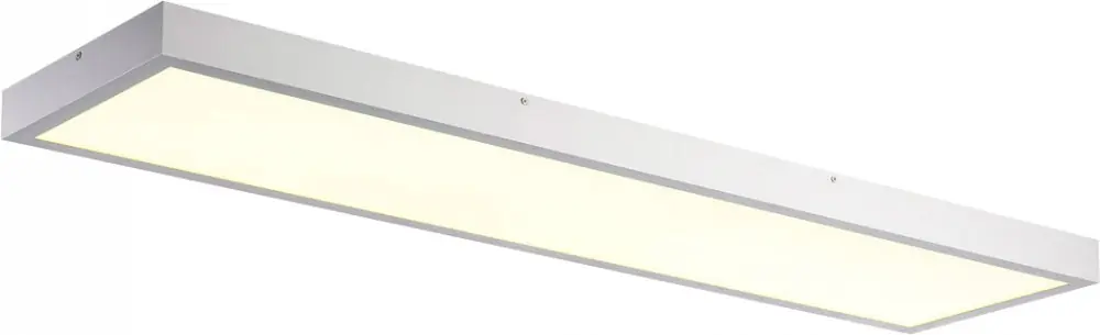 Billig SLV PANEL 1200x300mm LED Indoor Deckenaufbauleuchte,4000K, silbergrau