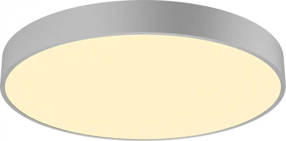 Kostenloser Versand SLV MEDO 60 CW, CORONA, LED Indoor Wand- & Deckenaufbauleuchte, silbergrau