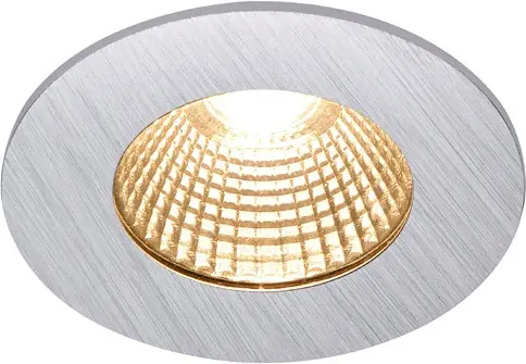 SLV PATTA-I, LED Outdoor Deckeneinbauleuchte, rund DL IP65 silber Letzte Chance