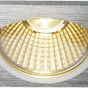 Begrenztes Angebot SLV NEW TRIA eckig, LED Indoor Deckeneinbauleuchte, alu gebürstet