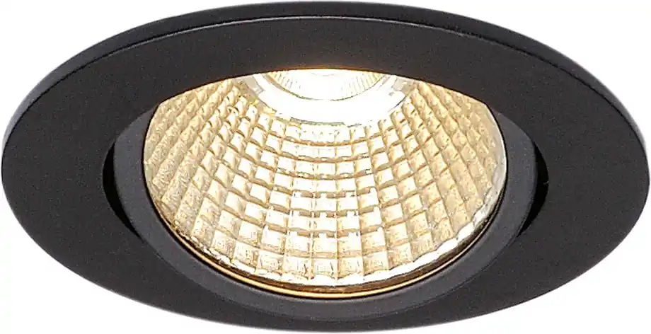 Geprüft SLV NEW TRIA rund, LED Indoor Deckeneinbauleuchte, schwarz