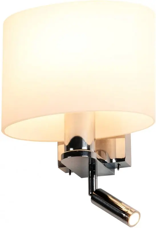 SLV KENKUA SPOT, E27, Indoor LED Wandaufbauleuchte, chrom, 3000K Rabatt