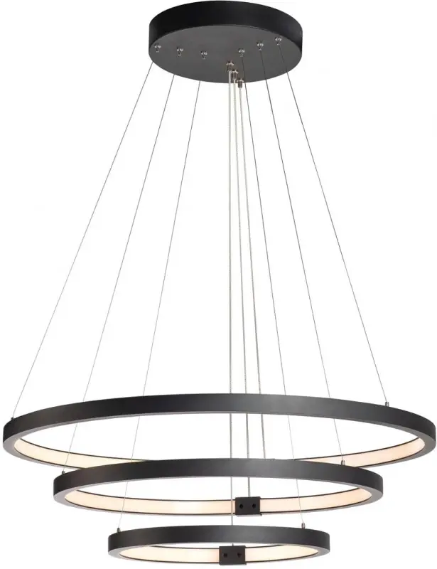 Echt SLV ONE TRIPLE DALI, Indoor LED Pendelleuchte, schwarz, 3000/4000K