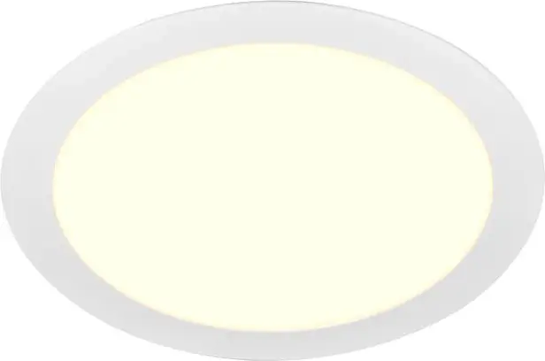 SLV SENSER 24, Indoor LED Deckeneinbauleuchte rund weiß 3000K Kostenloser Rückversand