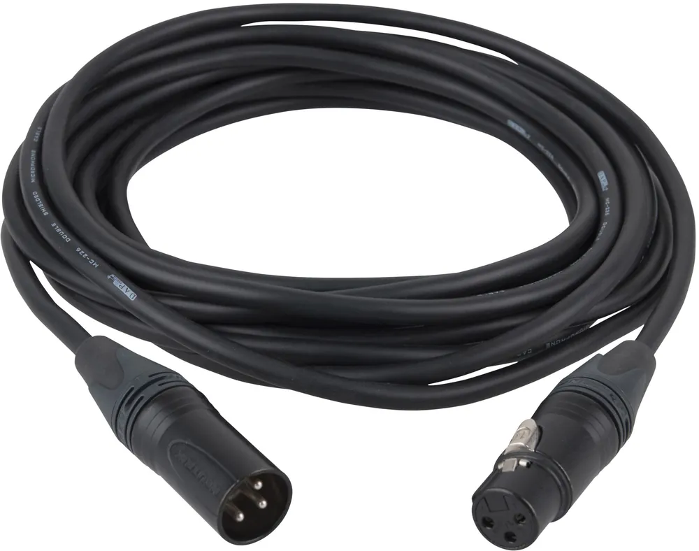 Rabatt DAP-Audio FL72 – symmetrisch, XLR/M 3P auf XLR/F 3P, Neutrik XX-Serie, 1,5 m, schwarz