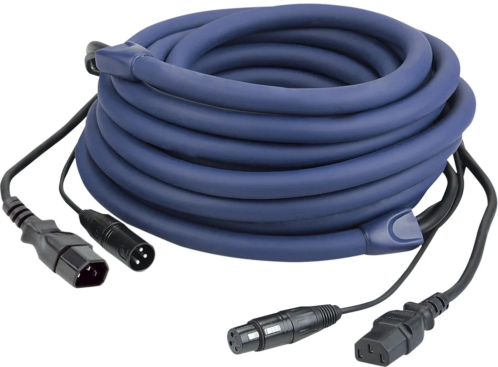 Top-Angebot DAP-Audio FP12 – IEC/XLR M – IEC/XLR F – DMX / Stromversorgung 10 m