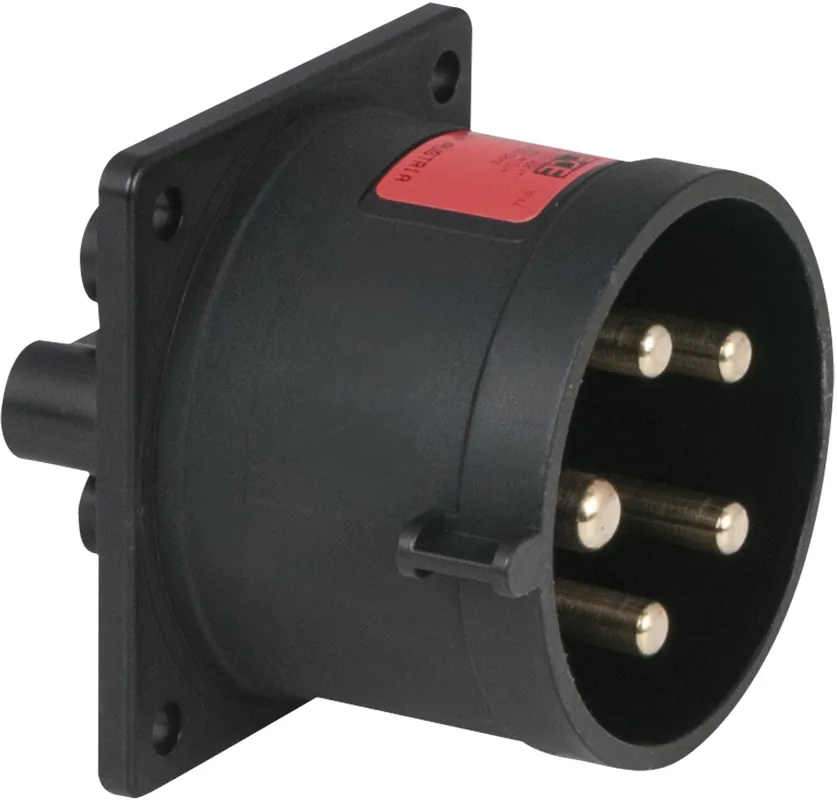 Neu PCE CEE 32 A/400 V 5-polige Steckdose, schwarz