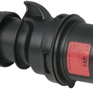 Echt PCE CEE 16 A/400 V - 4P Stecker männlich Schwarz - Turbo Terminal - schraubenlos