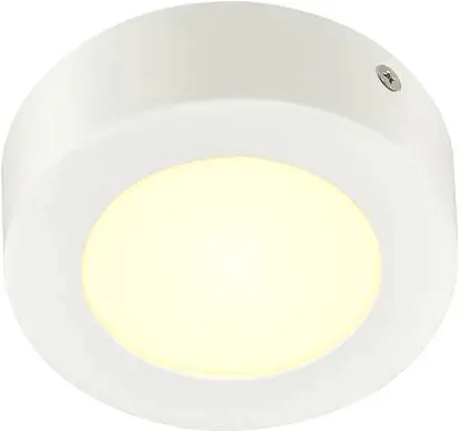 SLV SENSER 12, Indoor LED Deckenaufbauleuchte rund weiß 3000K Schneller Versand